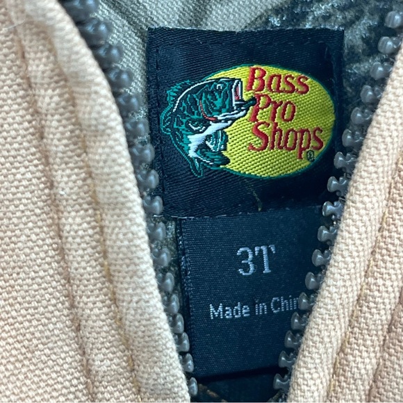 Bass Pro Shops 3 T Hunting Outdoor Hiking Camo Hooded Jacket - Picture 3 of 10